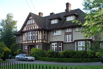 Timbered style of housr