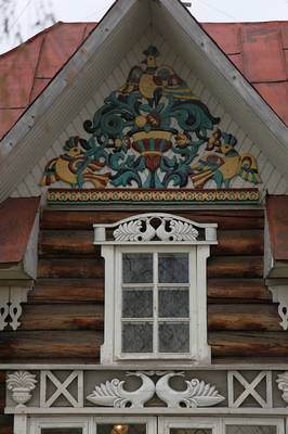 Example of gables on house facade