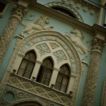 Photo of turquoise facade