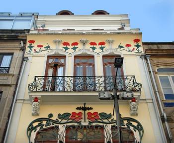 Example of house in Art Nouveau style