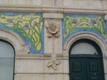Photo of ceramics facade