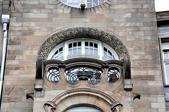 Facade in Art Nouveau style
