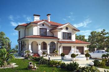 Example of house in Mediterranean style