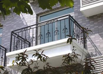 Option of balcony on house facade