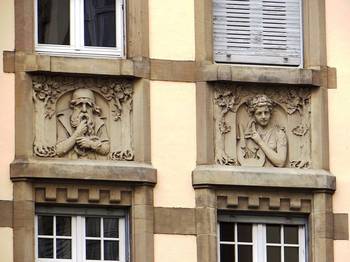 Facade decoration in Renaissance style