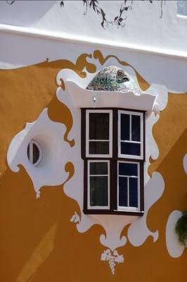 Details of house in artistic style