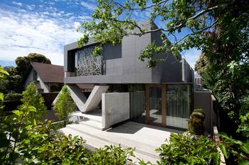 Grey finish of house