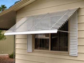 Option of shutters on house facade