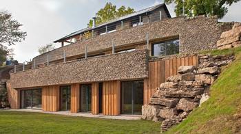 Option of wood house cladding