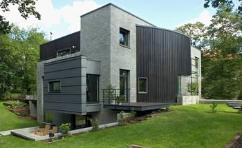 House with black parts