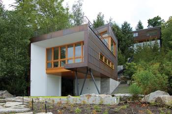 Example of metal house