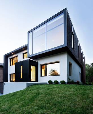 Example of house in contemporary style