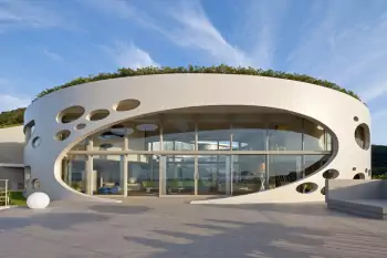 Biomorphic Perforated Façade: Organic Architecture with Light-Permeable Elements