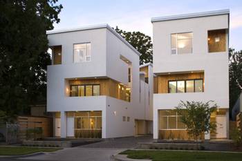 House finish in contemporary style