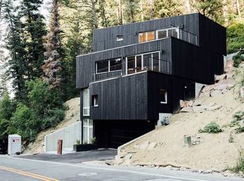 House with black parts