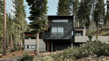House with black parts