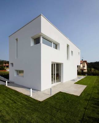 House with white parts