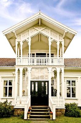 Option of balcony on country house