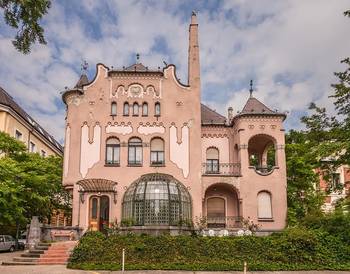Beautiful house in Art Nouveau style