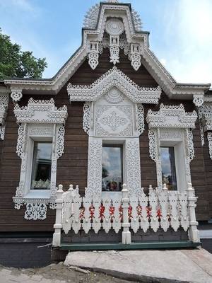 Example of white facade