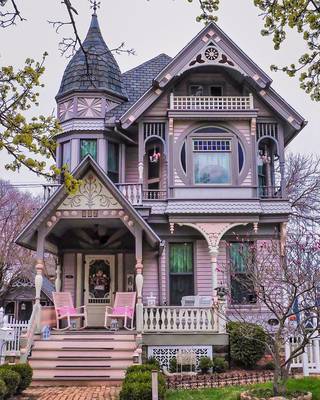 Fairytale facade of house