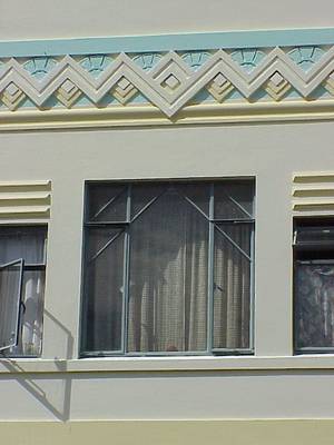 House facade with fretwork