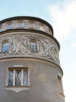 Fretwork on country house