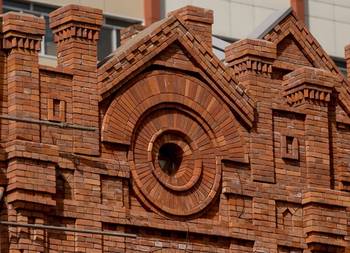 Details of red house