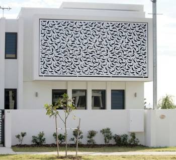 House with white parts