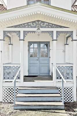 Example of entrances on country house