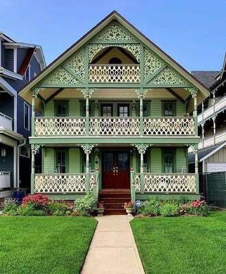 Details of house in Victorian style
