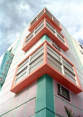 Photo of turquoise facade
