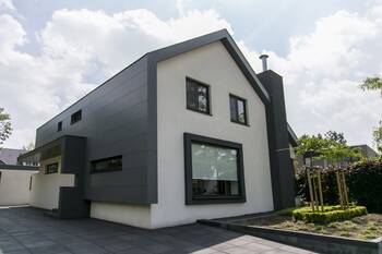 House with grey parts