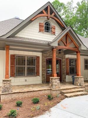 Cottage variant in Craftsman style