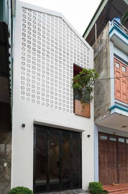 Details of house in contemporary style