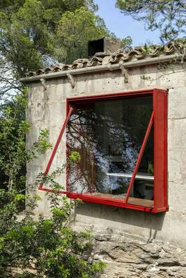 Red facade