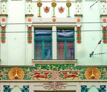 Facade in artistic style