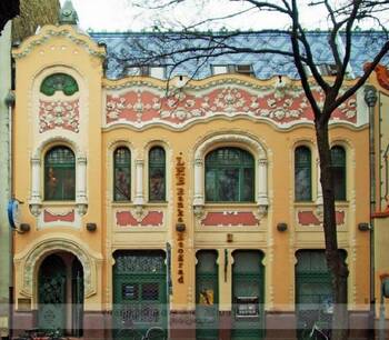 Beautiful house in Art Nouveau style