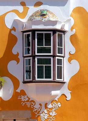 Orange facade