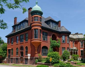 Details of red house