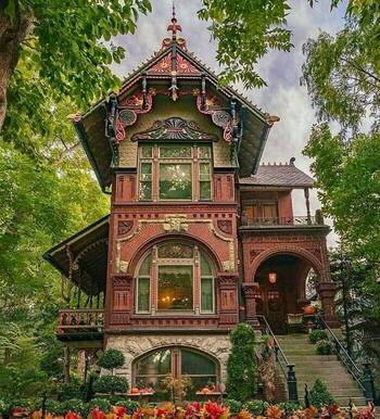 Details of house in Oriental style