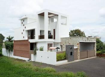 Example of beige facade