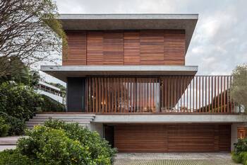 Wood planks on house