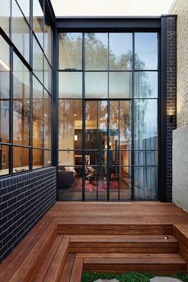 Option of glass house cladding