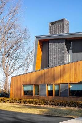 Cladding with fences on house