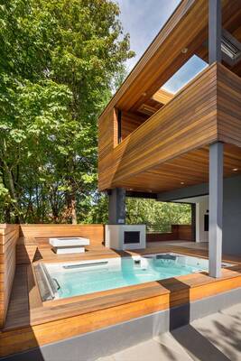 House finish in Mediterranean style
