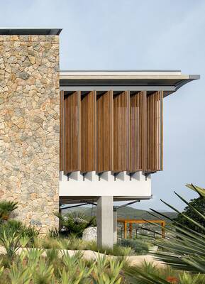 House finish in Mediterranean style