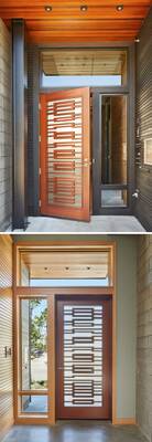 Oriental style of cottage facade