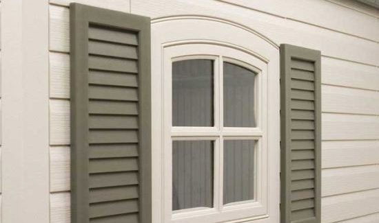 Vinyl shutters