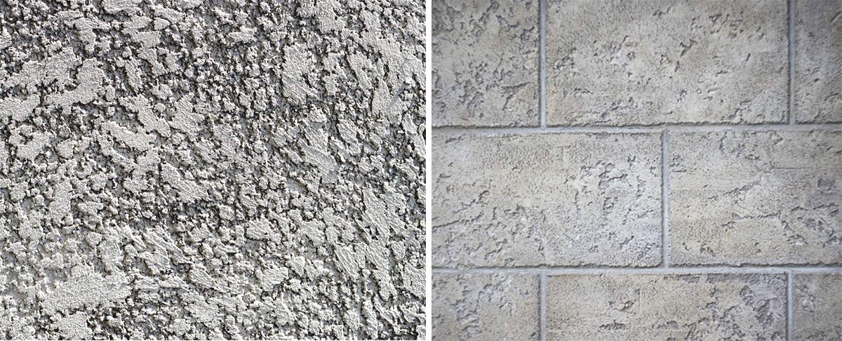 Plaster «stone-like» textures
